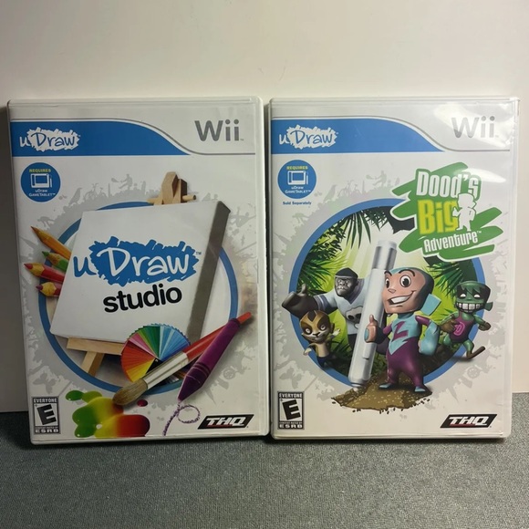 Pre-owned UDraw Studio Set. For Nintendo Wii. 2 Games and UDraw Pad.. - Picture 5 of 7